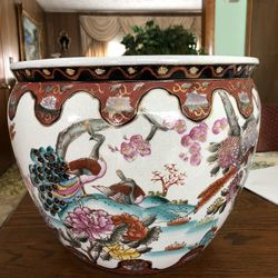 Beautiful Fishbowl Planter - 2 Available