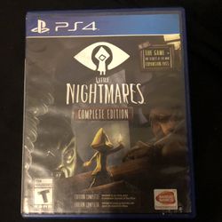 Little Nightmares Ps4 Used 