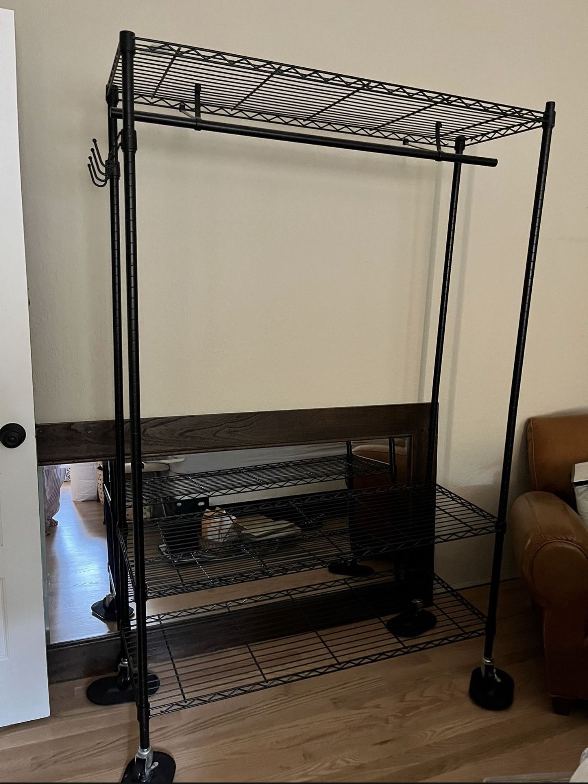 Costco Bronze Rolling Garment Rack for Sale in Seattle, WA OfferUp