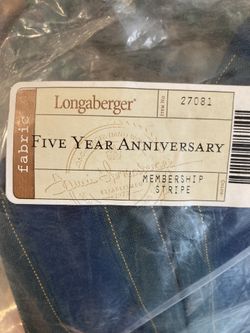 2 Longaberger Liners $5 Each