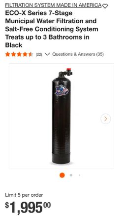 Whole House Water Filtration System