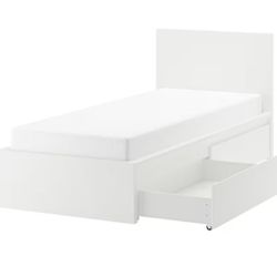 IKEA Twin Bed With Storage Drawers