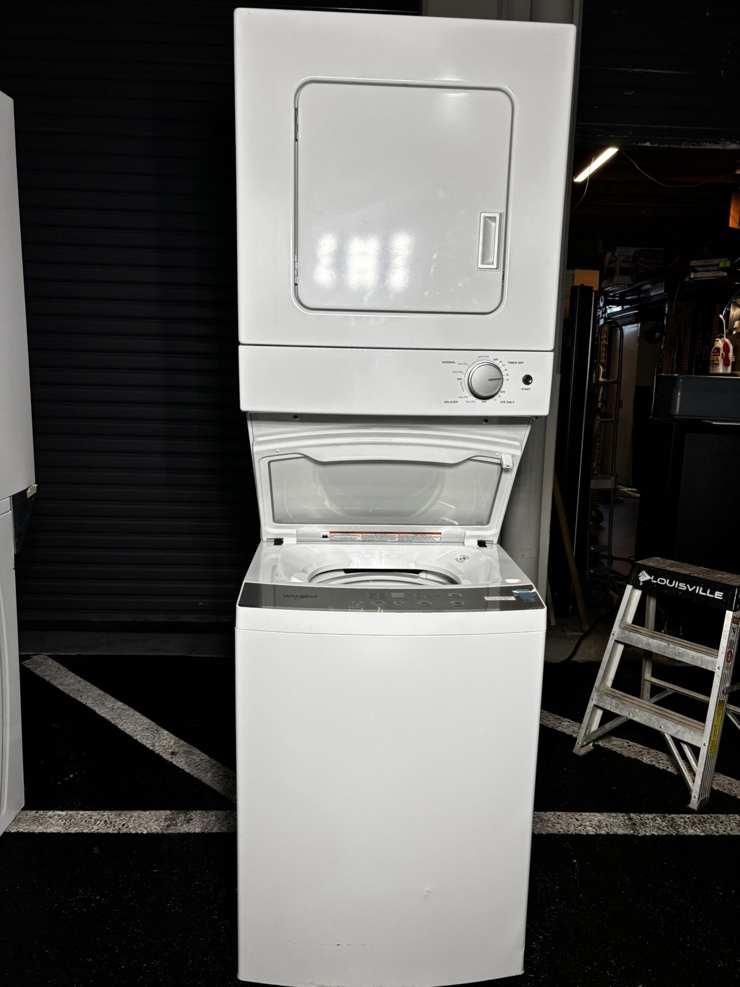 Whirlpool All-in-one Vented Stacked Washer And Electric Dryer Combo