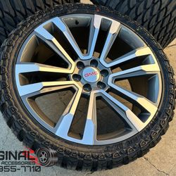 24" Chevy Silverado Wheels Tires Tahoe Rims GMC Yukon Escalade Sierra