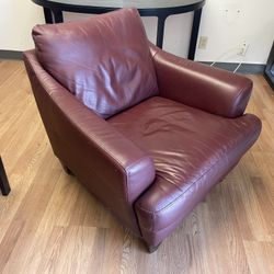 Natuzzi Leather Chair Couch