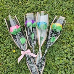 Single Ribbon Flowers 