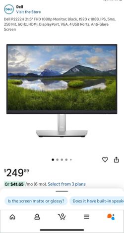 DELL 22” Monitor 1080p