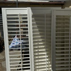 Window Shutters, Six Of Them Wood