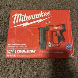 M12 23 Gauge Pin Nailer