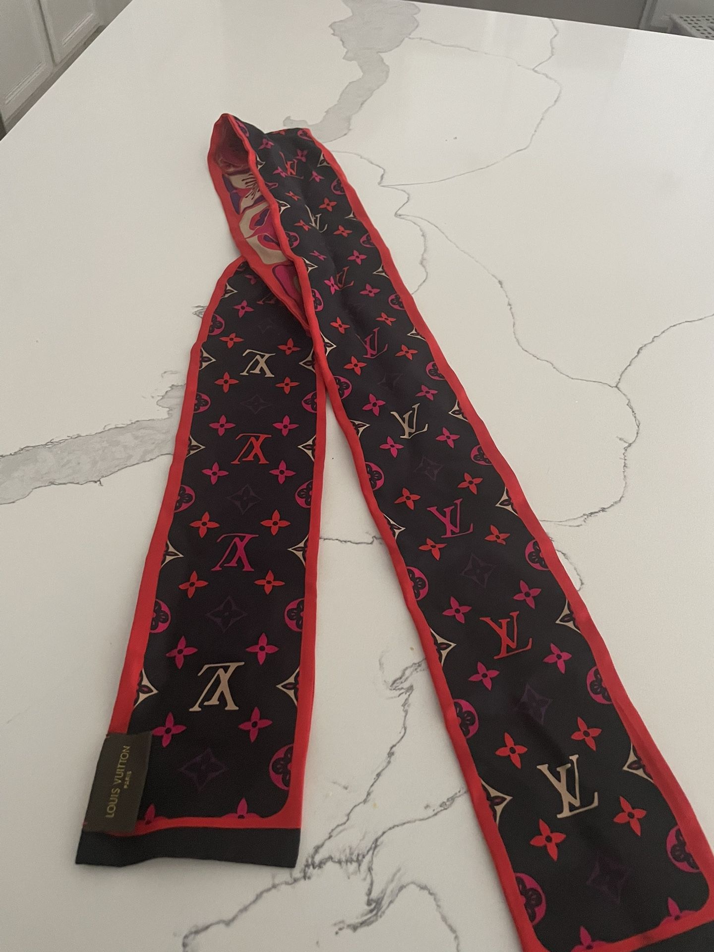 Louis Vuitton Kamonogram Fuschia Bandeau Authentic