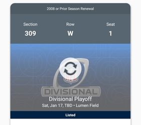 Seahawks Playoff Tickets