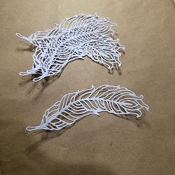 Beautiful White Feather for Card Making - You customize