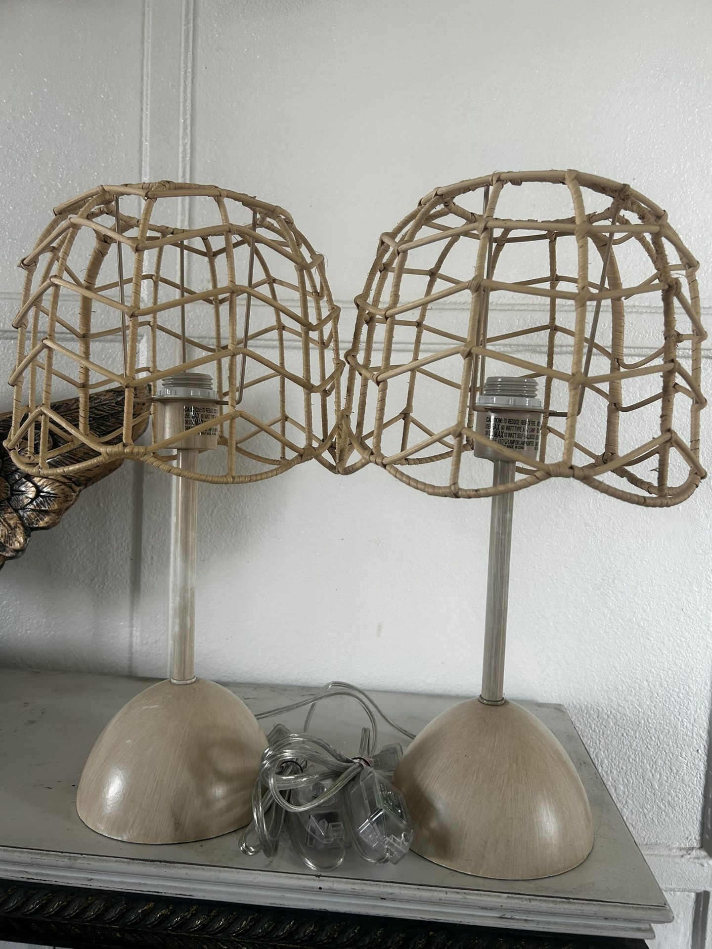 NEW! Rattan Table Lamps  