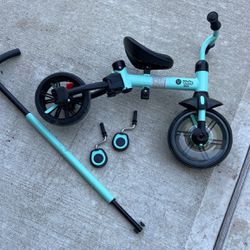 Yvolution 3 in 1 Toddler Trike Y Velo Flippa Push Tricycle Toddler 