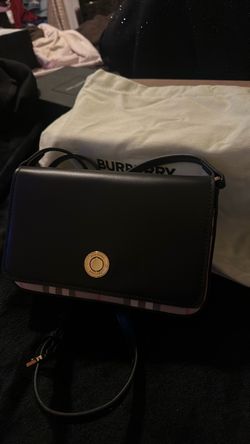 Burberry Black Leather Crossbody Bag