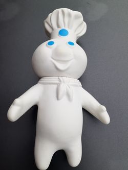 Pillsbury doughboy rubber doll figure