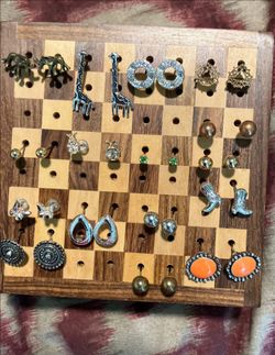 Mixed Stud Earring Lot 16 pair