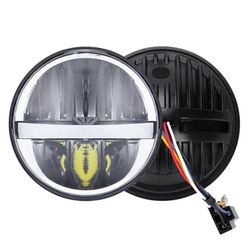 4PC 5 3/4" 5.75" LED Headlights Hi/Lo Beam With DRL For Chevy Chevelle 1(contact info removed)