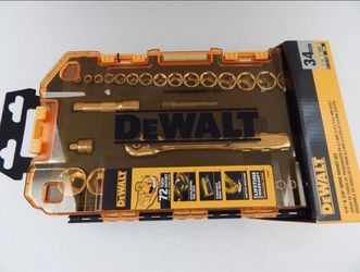 34 pc DeWalt Ratchet Set