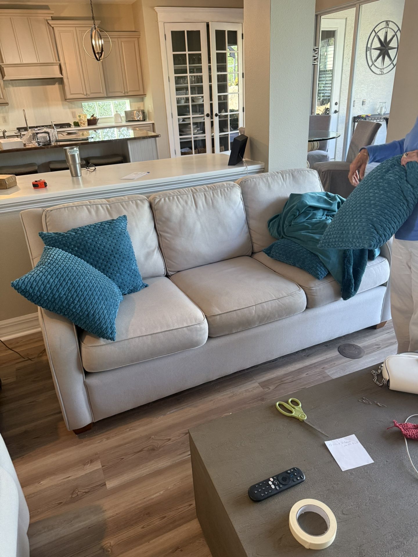 2 Sunbrella Fabrics Couches NEED GONE TODAY