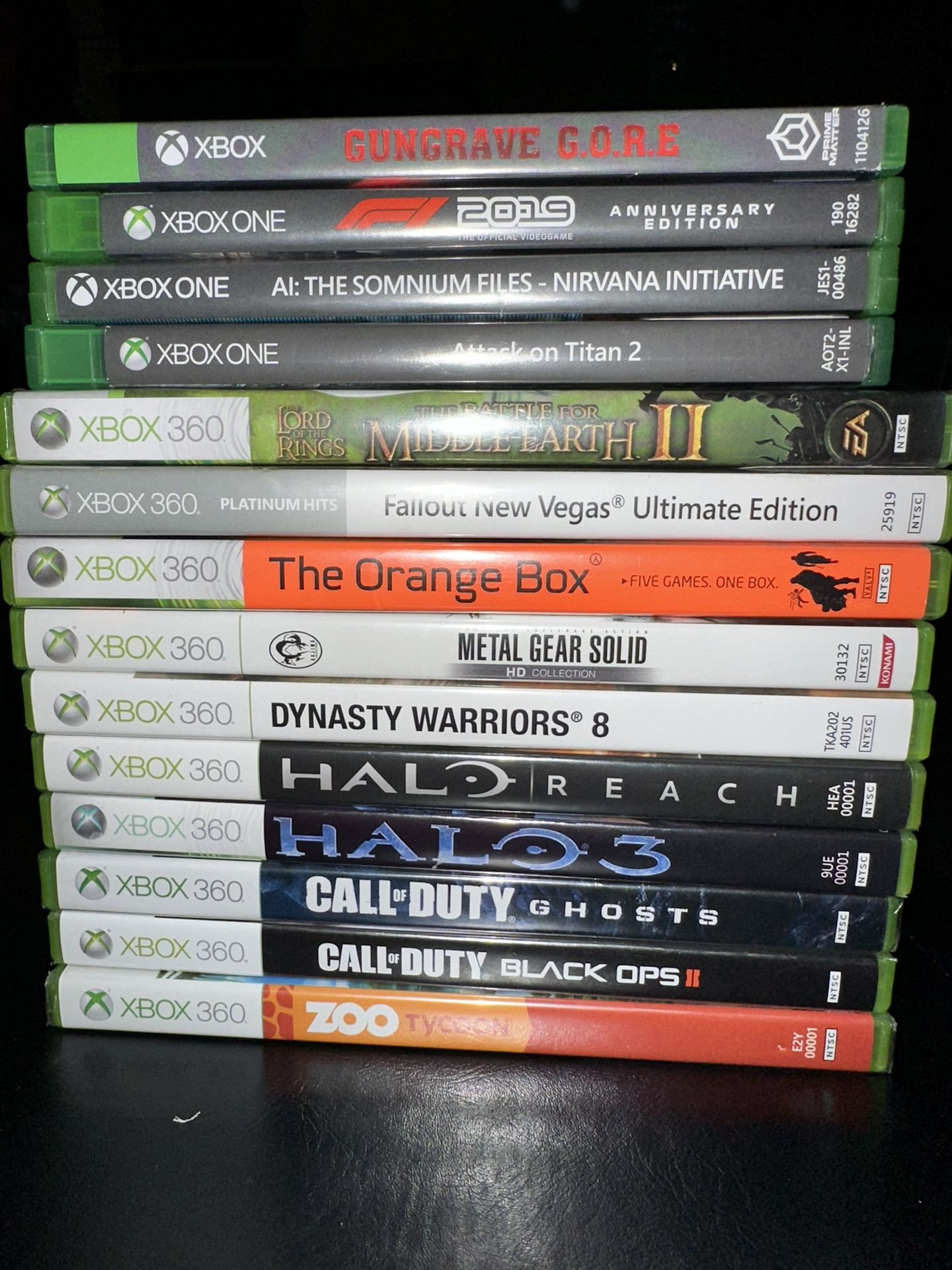 Xbox 360 & Xbox One Games