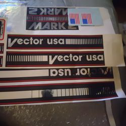 BMX Stickers Vector Usa