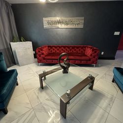 4 Piece Elegant Living Room Set 