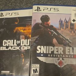 PS5 Disc With Two Games