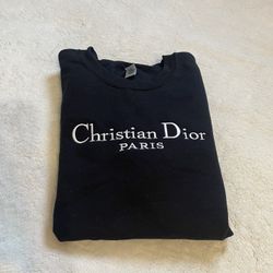 Black Crew Neck Sweater New 