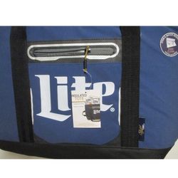 MILLER LITE 30 CAN INSULATED TOTE/COOLER BAG (24X15) W/CARRY STRAP 