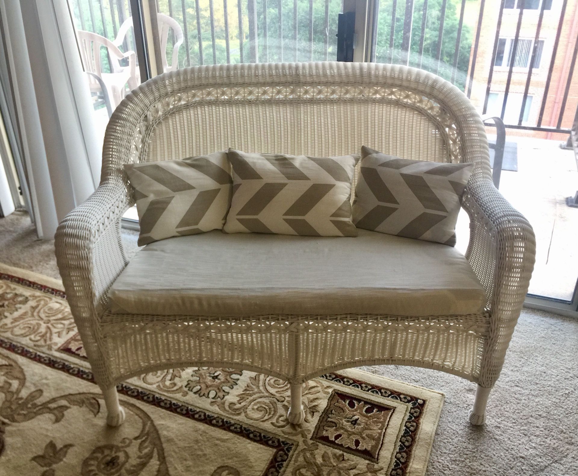 Outdoor Loveseat Chair with Cushion