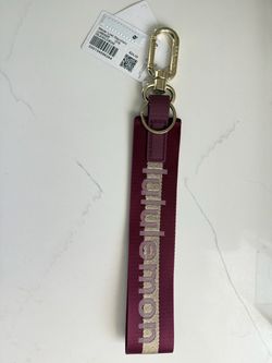 Lululemon Never Lost Keychain Wristlet Strap