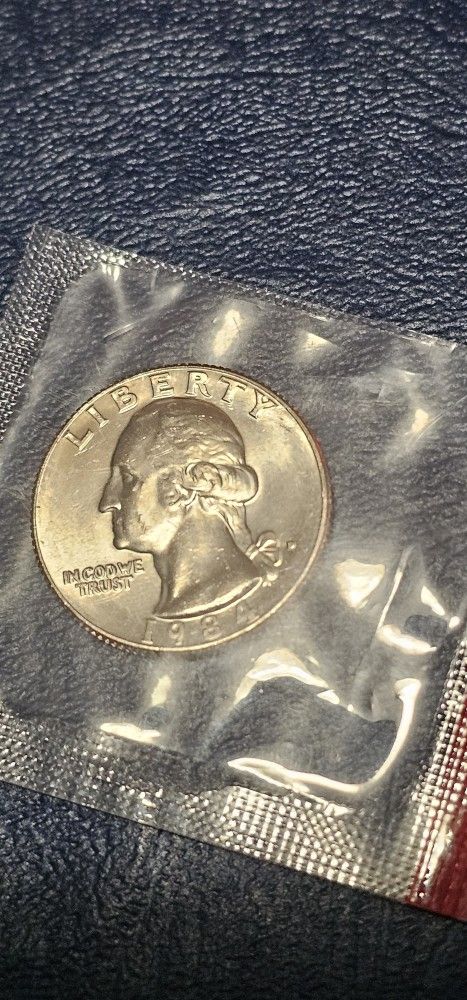 Uncirculated 1984 Washington Quarter
