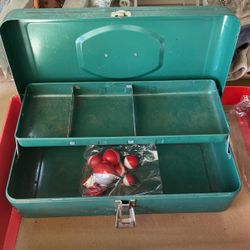 Metal Fishing Tackle Box