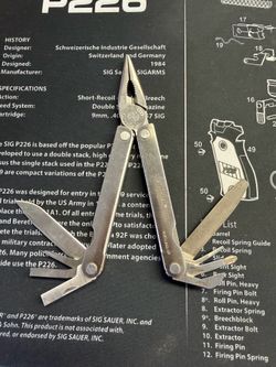 Vintage Leatherman Tool 0801 Multitool  Dated 0801 and 0601