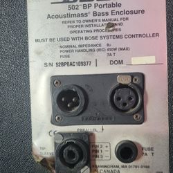 Bose 502b 