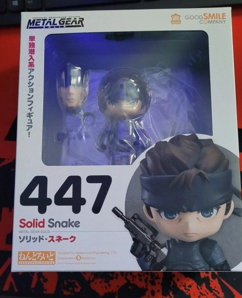 Nendoroid Solid Snake Figure New Sealed