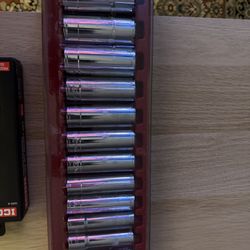 ICON 1/2 in. Drive Metric Professional Deep Impact Socket Set, 