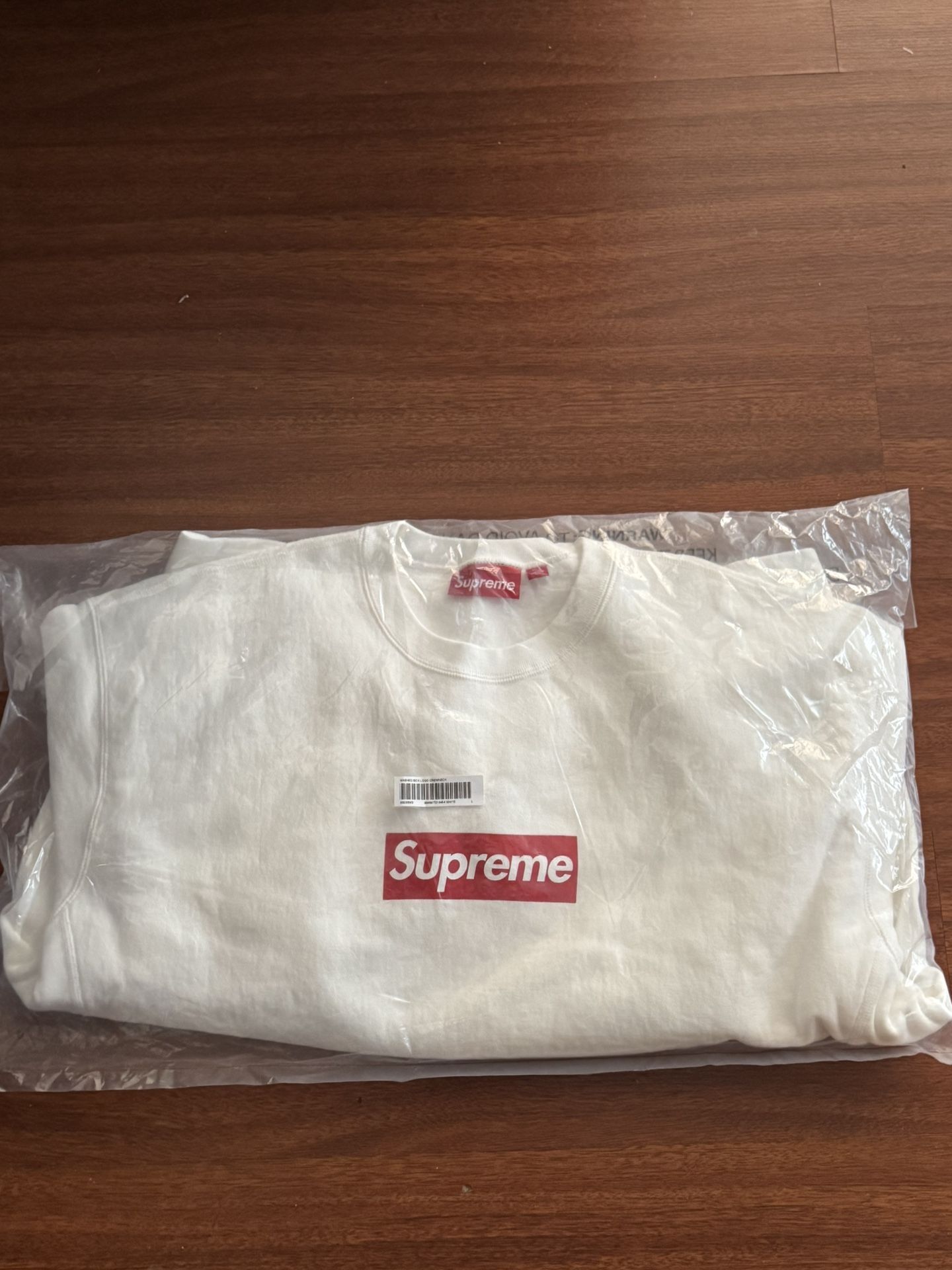 Supreme Washed Box Logo Crew neck Size L