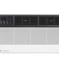 FRIEDRICH Window Air Conditioner: 450 sq ft – 550 sq ft, 12,000 BtuH, 230V AC, 6-20P, Electric Heat