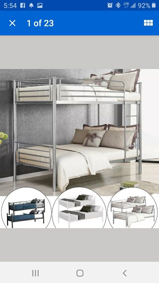 Twin bunk beds