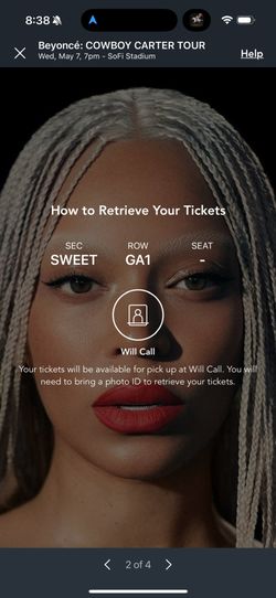 Beyonce Floor Tix