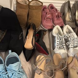 Bunch Of Heels, Boots, Shoes 8-9