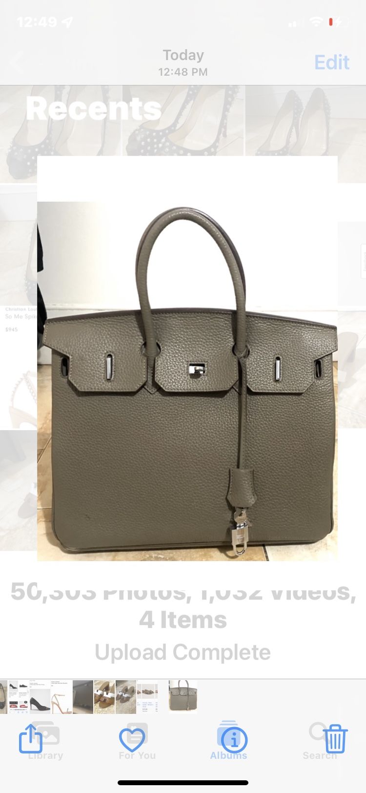 Hermès Birkin Bag (Medium) With Serial #- Price Drop