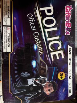 Police Officer Cop Costume Career Day Halloween / Traje de Policia 3T
