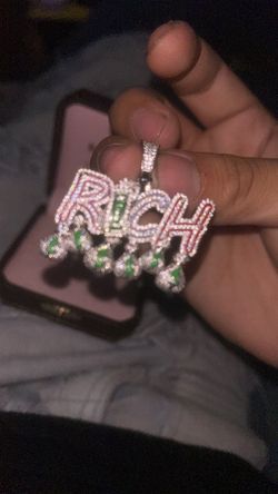 925 moissanite pendant