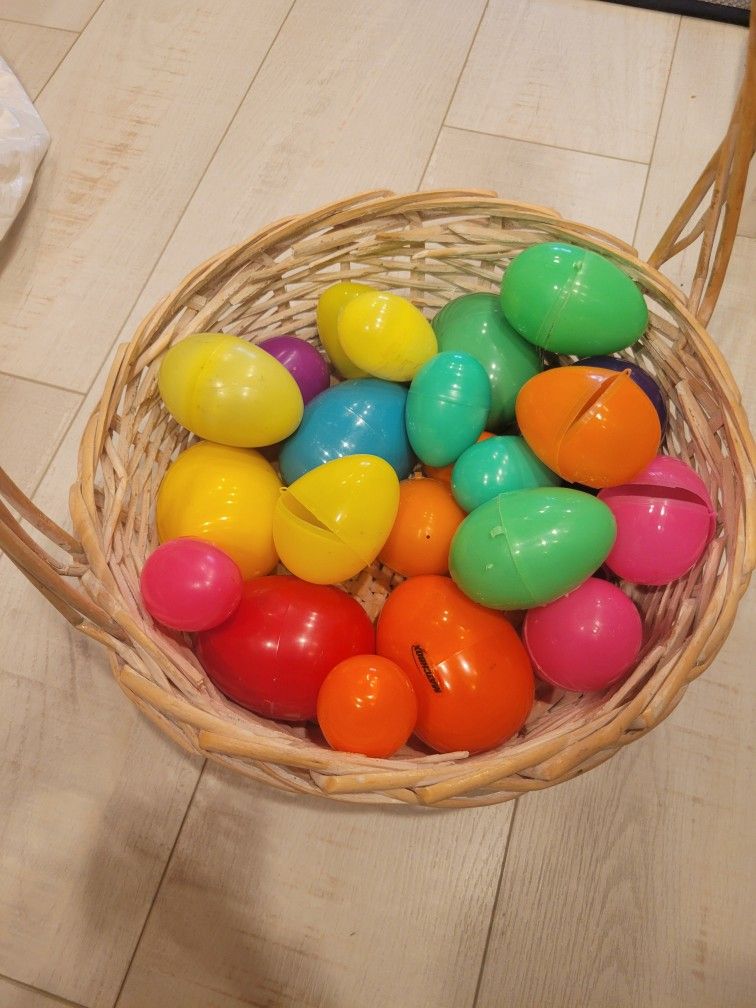 Assorted Plastic Easter Eggs