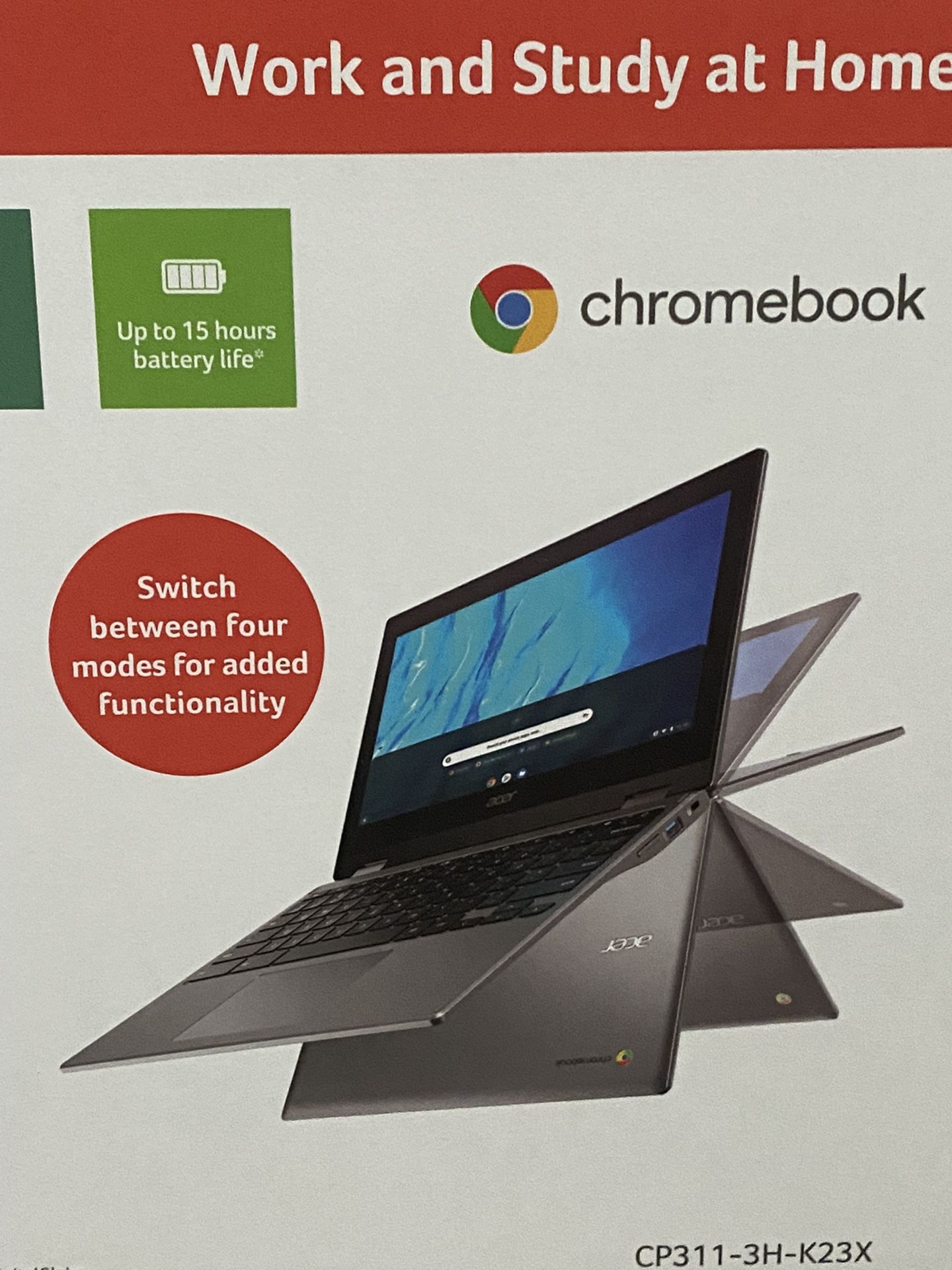 New Acer Spin 311 Chromebook