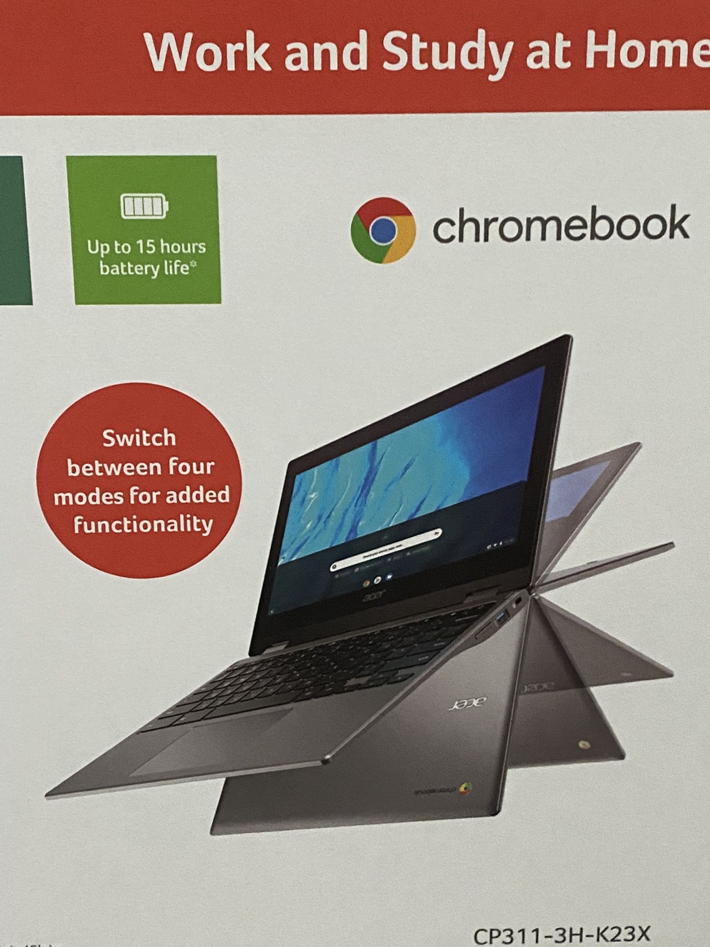 New Acer Spin 311 Chromebook 