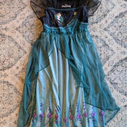 4T Disney Frozen 2 Anna Nightgown Gown Pajamas Costume Princess 